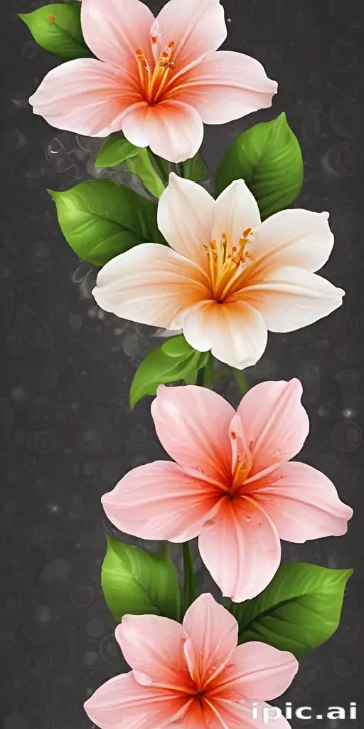 flower background transparent