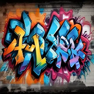 graffiti art background