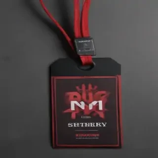 clothing tag mockup