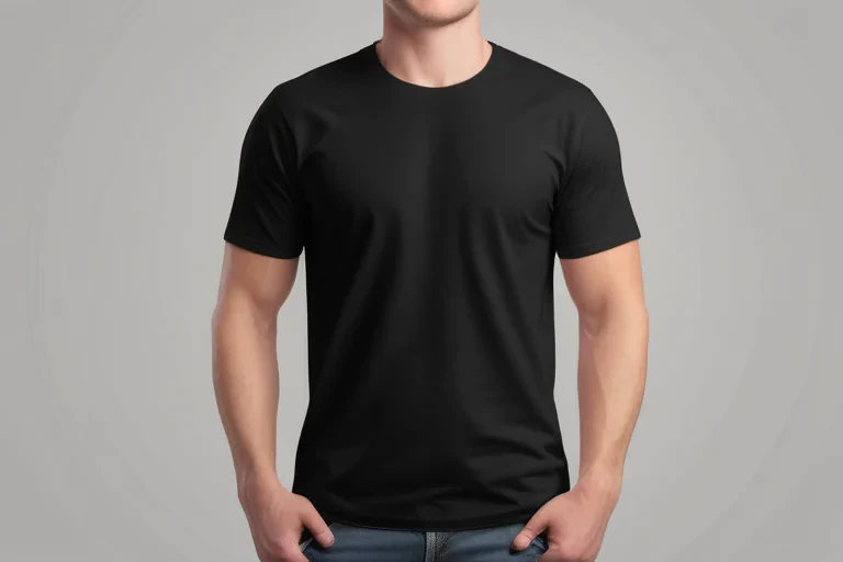 high resolution black t shirt template