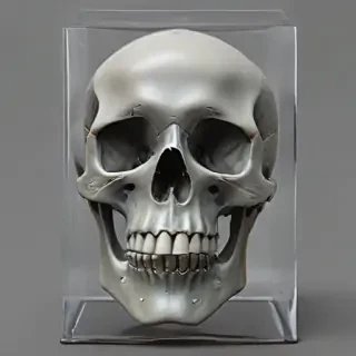 transparent skull