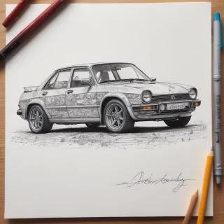 car doodle