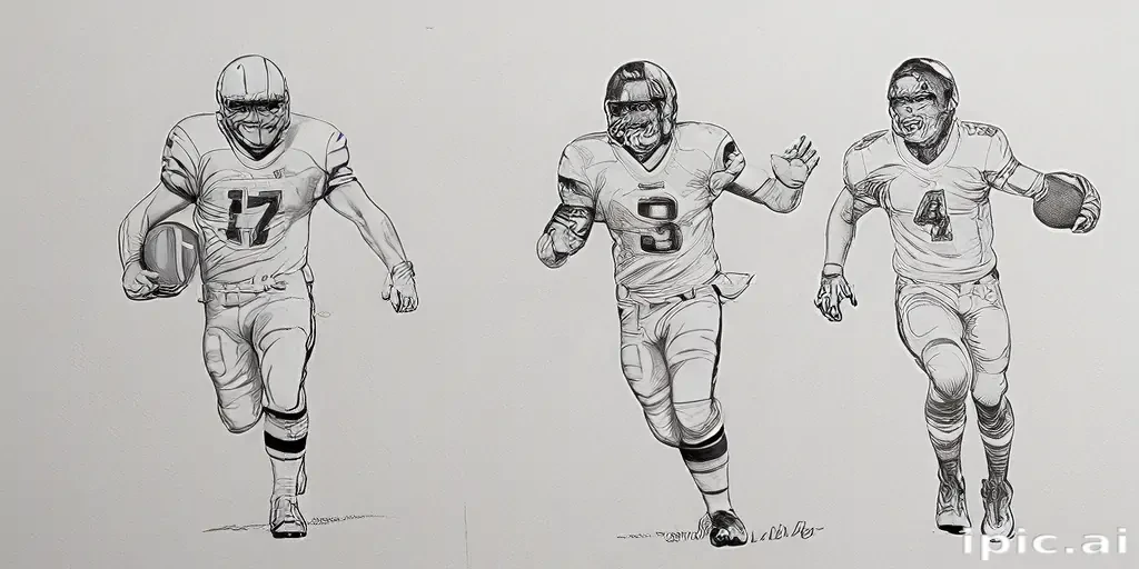 football drawing