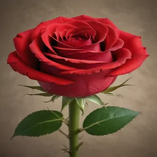 image of a red rose