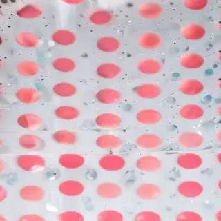 polka dots transparent