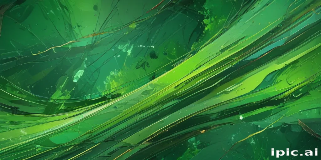 green abstract wallpaper