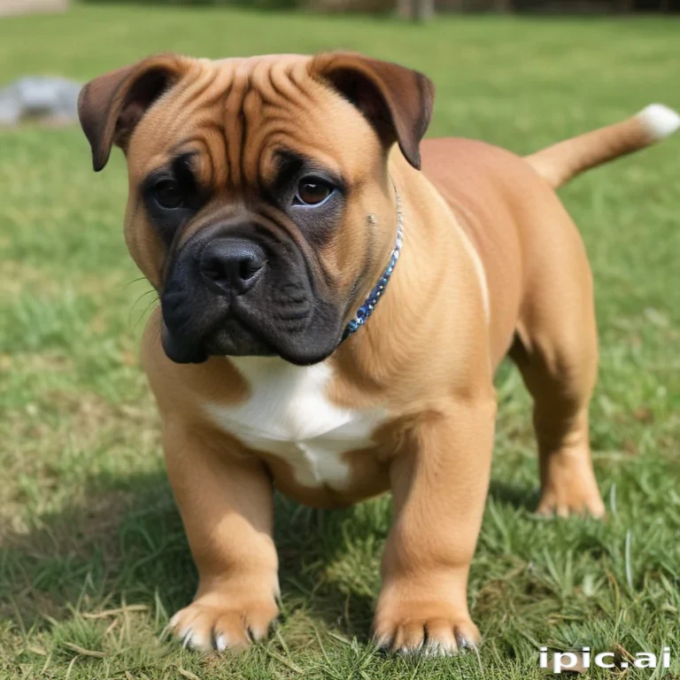 staffy bull bullmastiff
