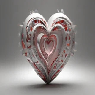 wallpaper 3d heart
