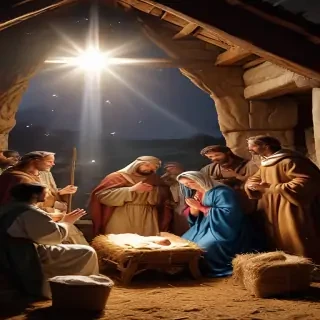 images of the manger scene
