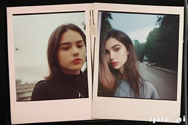 aesthetic polaroid frame