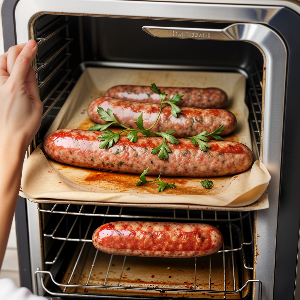 how long do you cook italian sausage in the oven