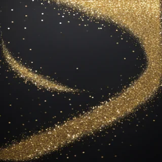 black and gold glitter background