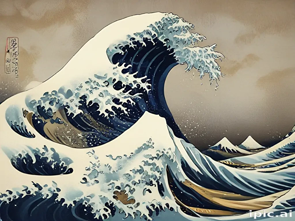 the great wave wallpaper