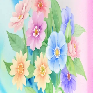watercolor flower background