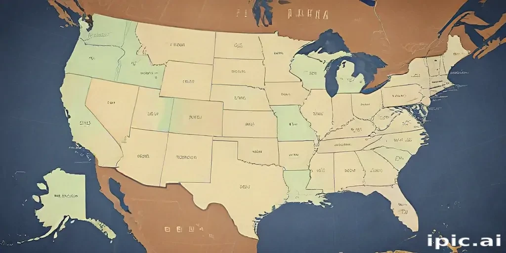 united states map