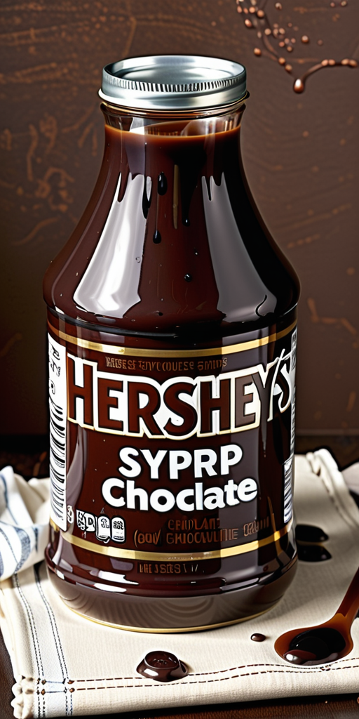 hershey chocolate syrup in the can