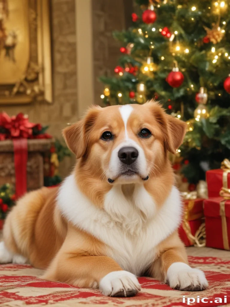 dog christmas backgrounds