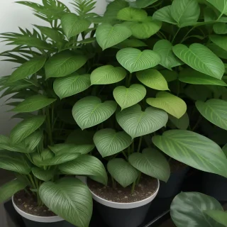 zoom background plants