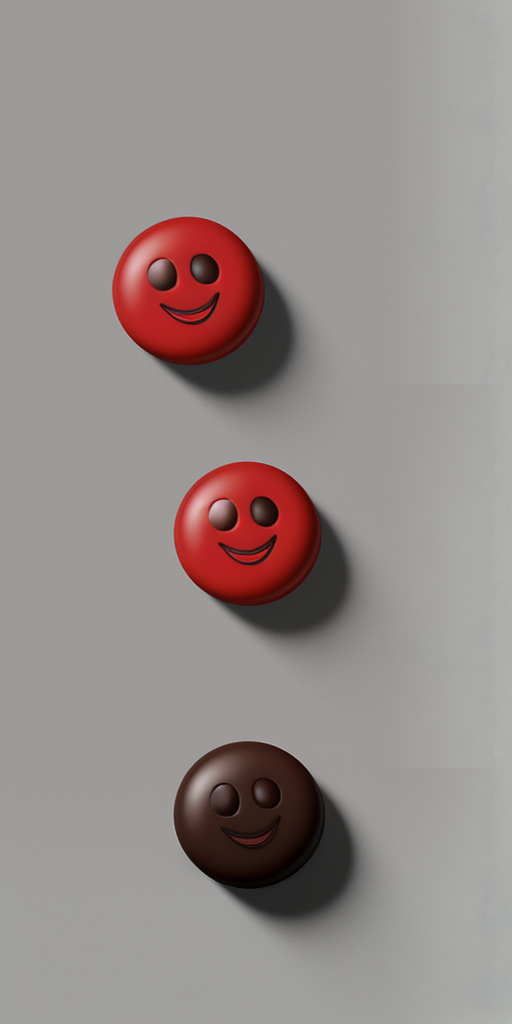 red m and m character
