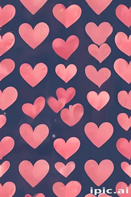 aesthetic hearts wallpaper