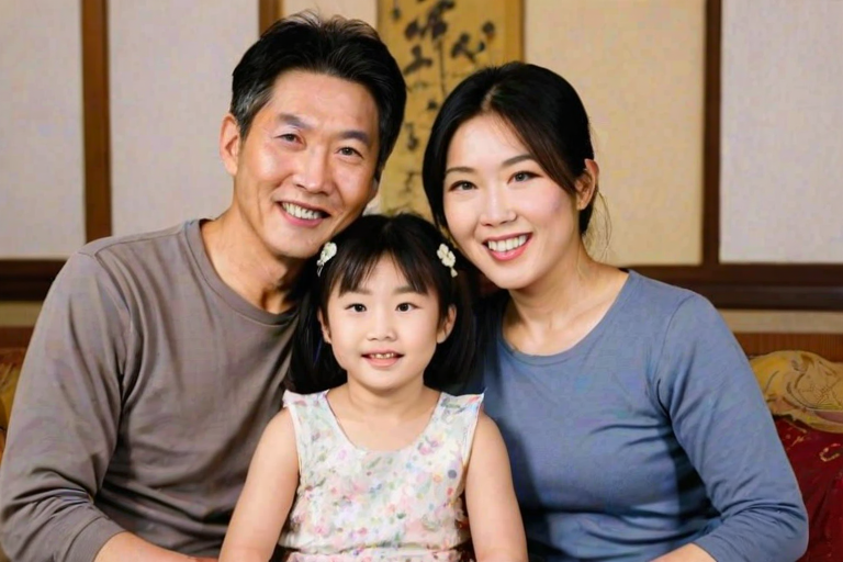 free use asian family