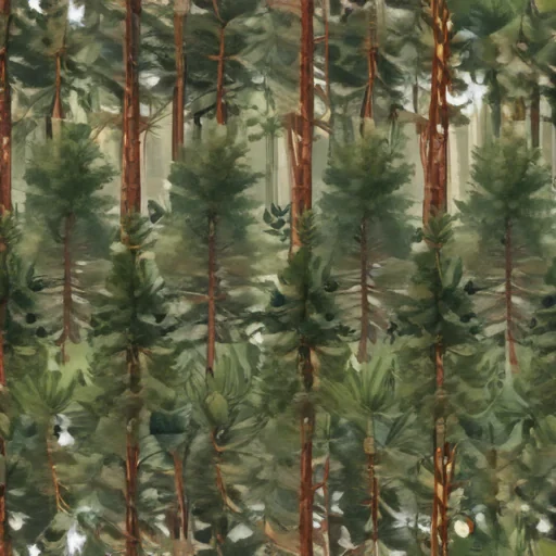 pine trees transparent background