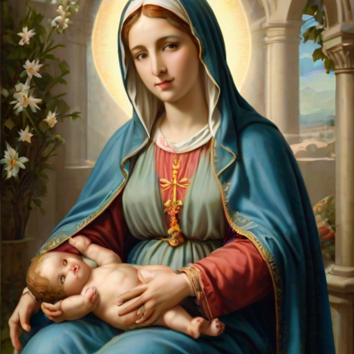 virgin mary clipart
