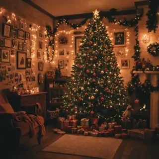 christmas background aesthetic