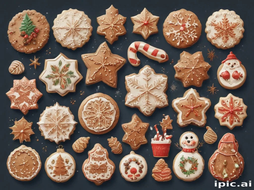 clipart christmas cookies