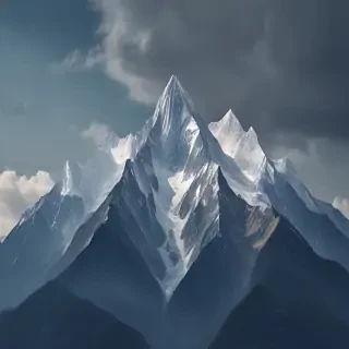 transparent mountains