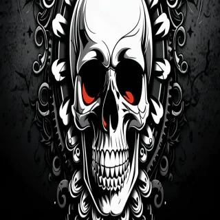 skull phone wallpaper