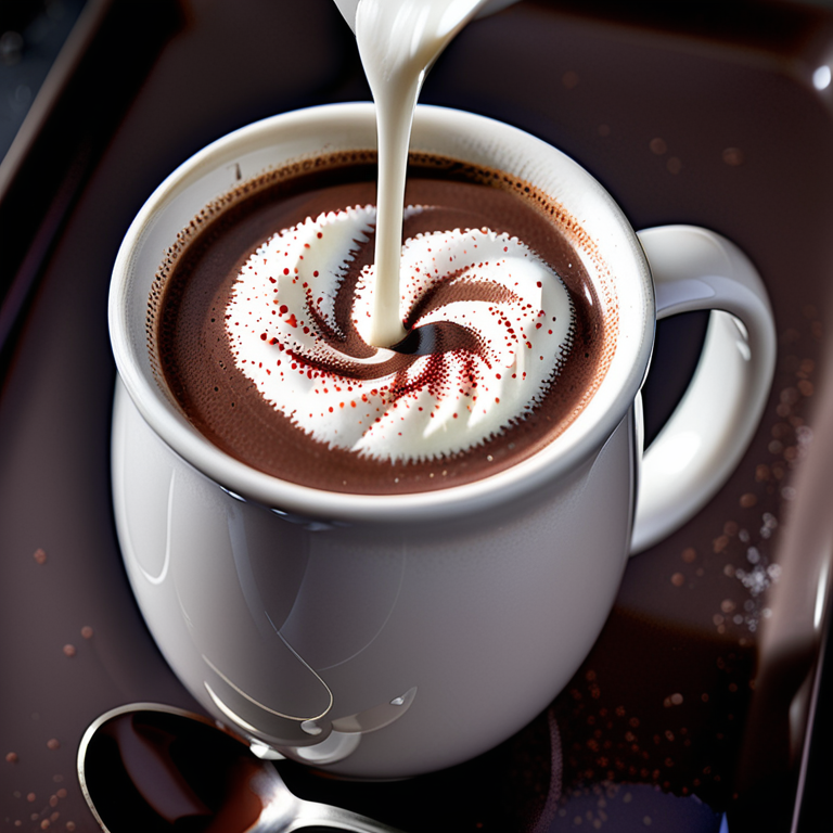 how long to heat up milk for hot chocolate