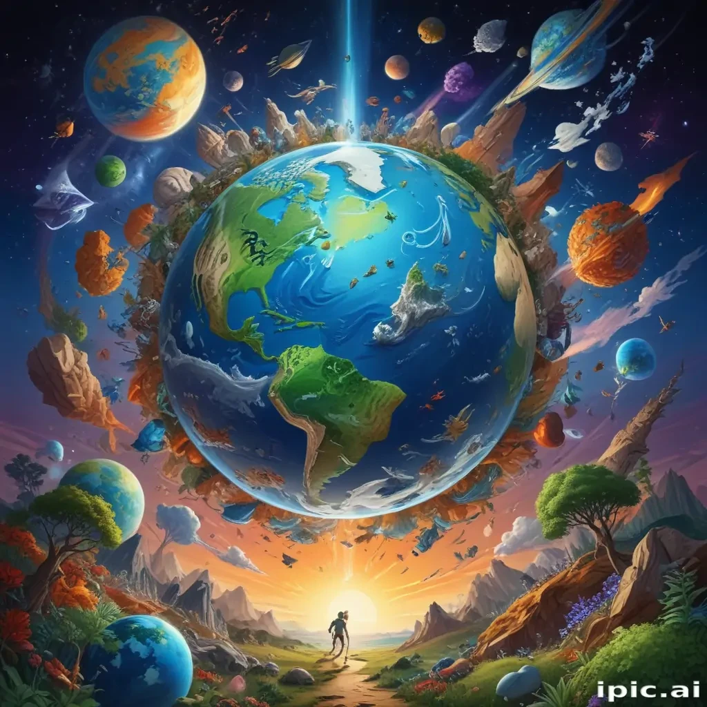cartoon picture planet earth