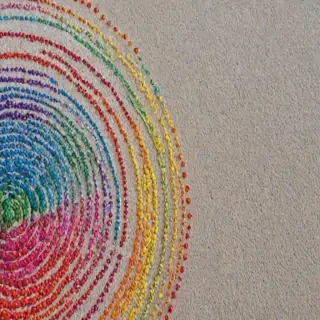rainbow back round