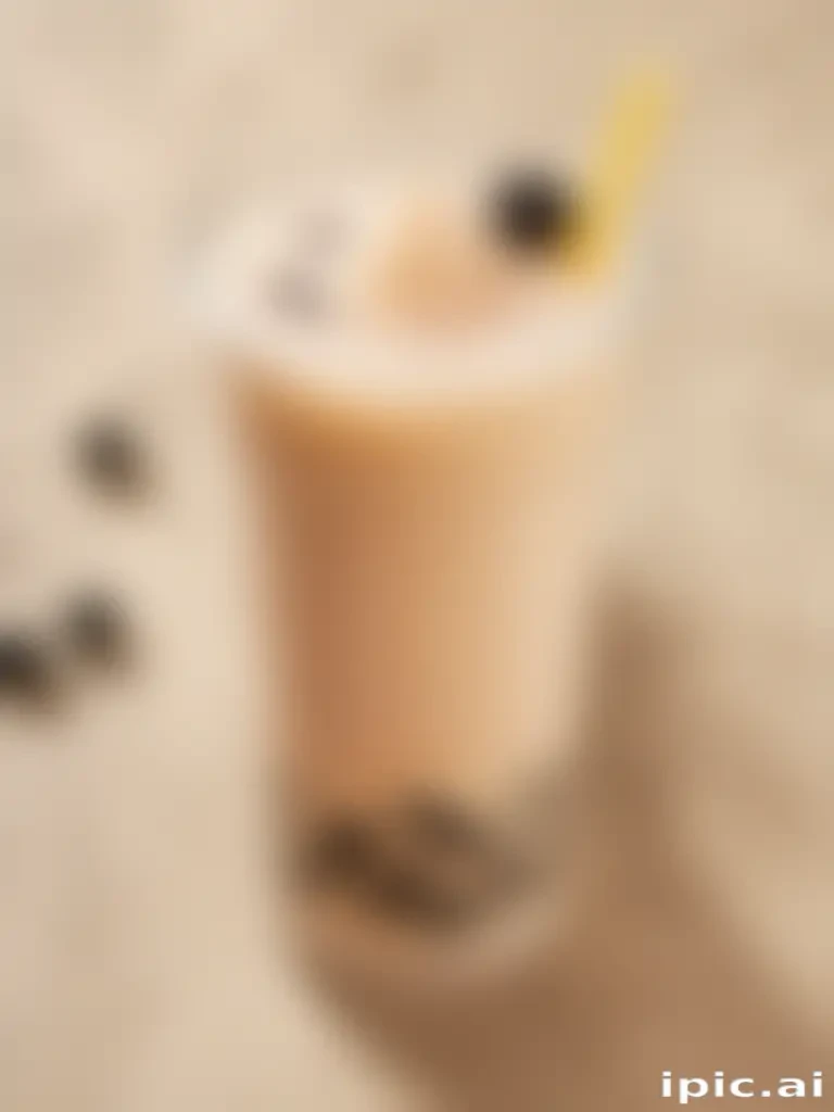 milk tea boba wallpaper