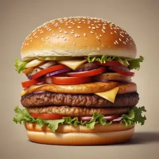 hamburger drawing