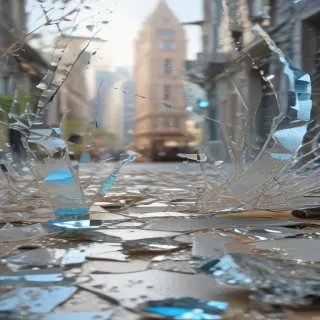 wallpaper broken glass
