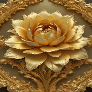 gold flower