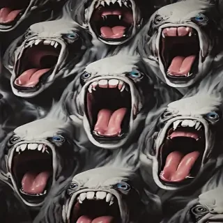 screaming background