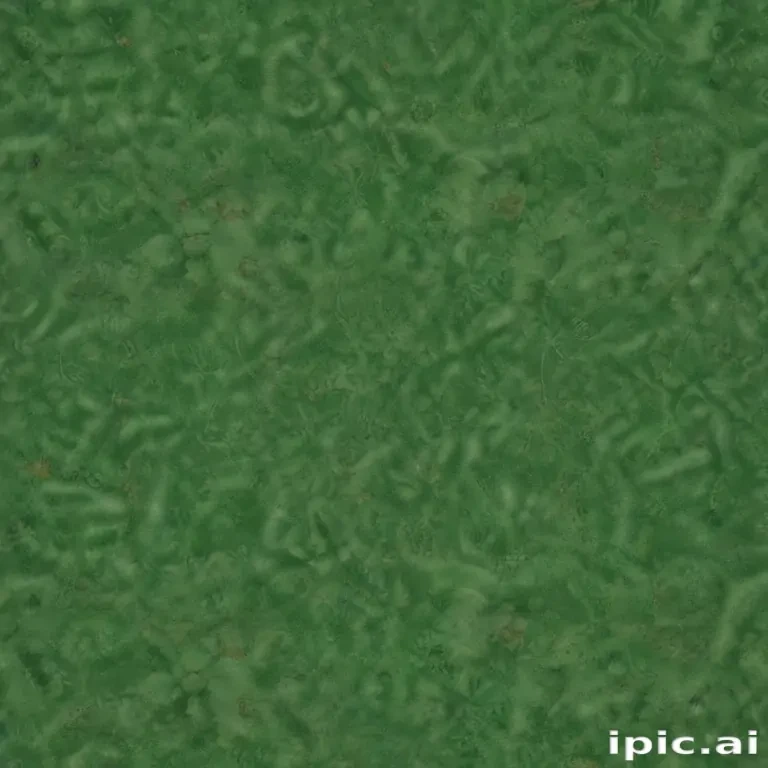 Abstract Green Texture with Organic Patterns and Subtle Depth Variations