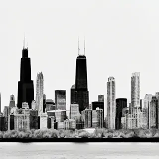 chicago skyline png