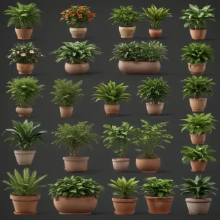 potted plants png