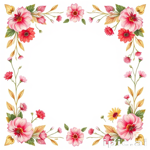 floral border png