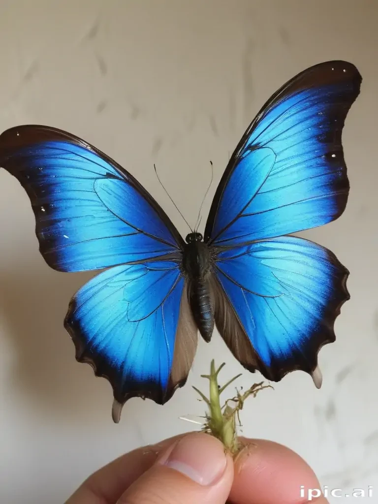 blue morpho butterfly