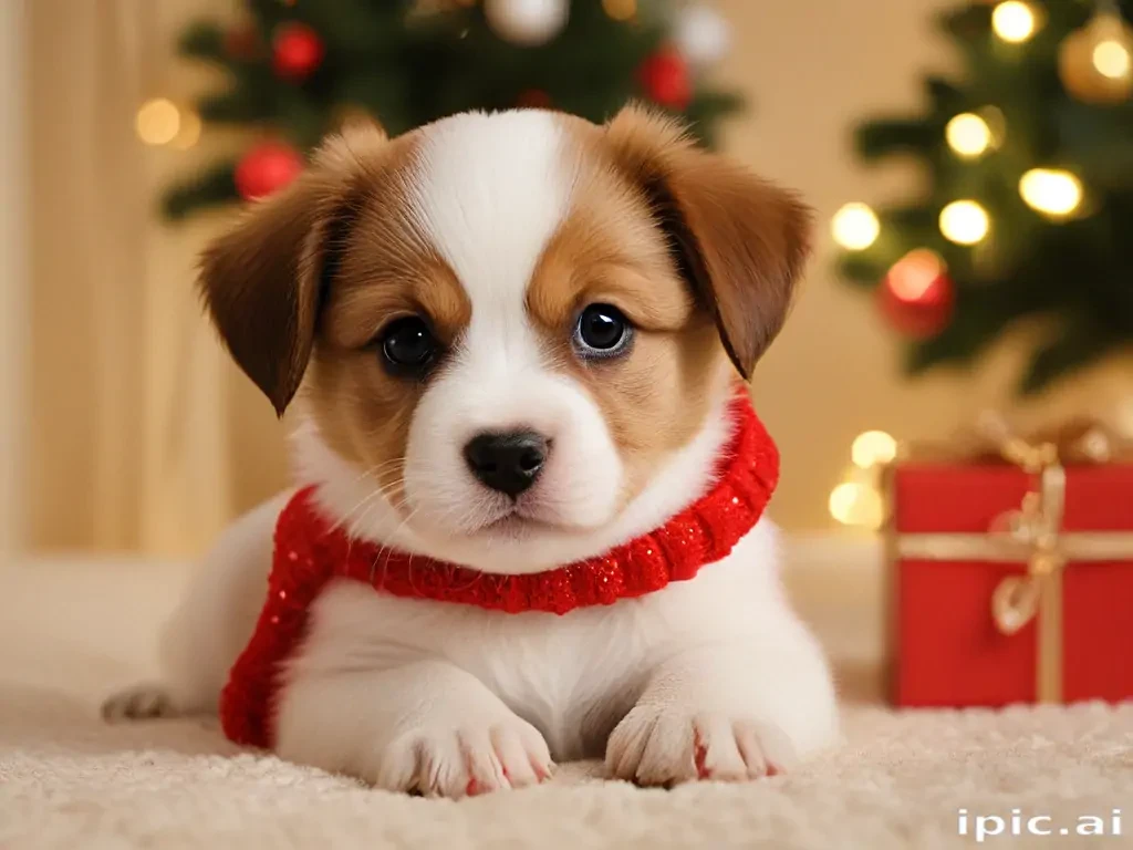 christmas puppy desktop backgrounds
