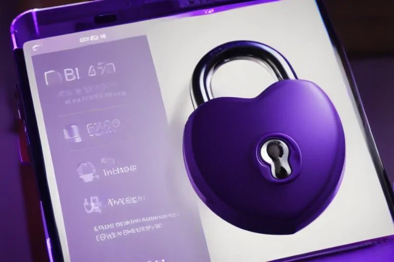 purple lock screen