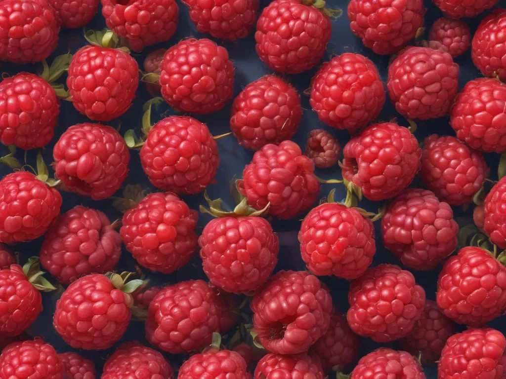cartoon raspberry