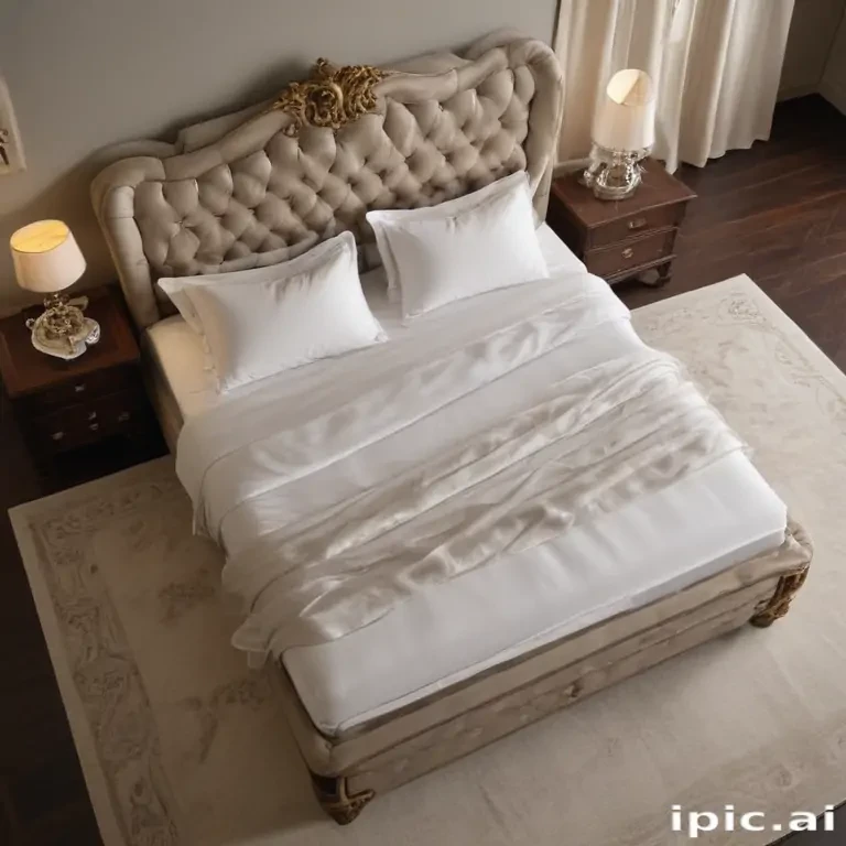 bed top view
