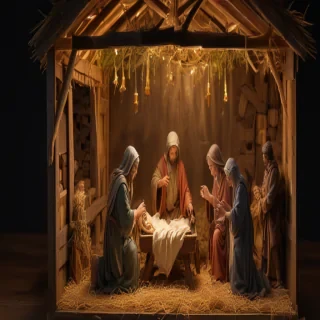 images of the manger scene
