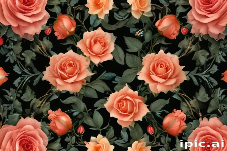 rose border